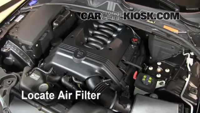 2009 Jaguar XF Luxury 4.2L V8 Filtro de aire (motor) Cambio